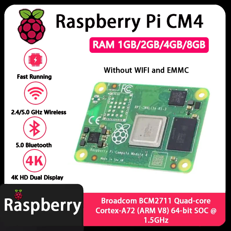 Raspberry Pi CM4 1GB/2GB/4GB/8 – обзор и цена Raspberry Pi Compute Module 4 8Gb 32Gb Emmc