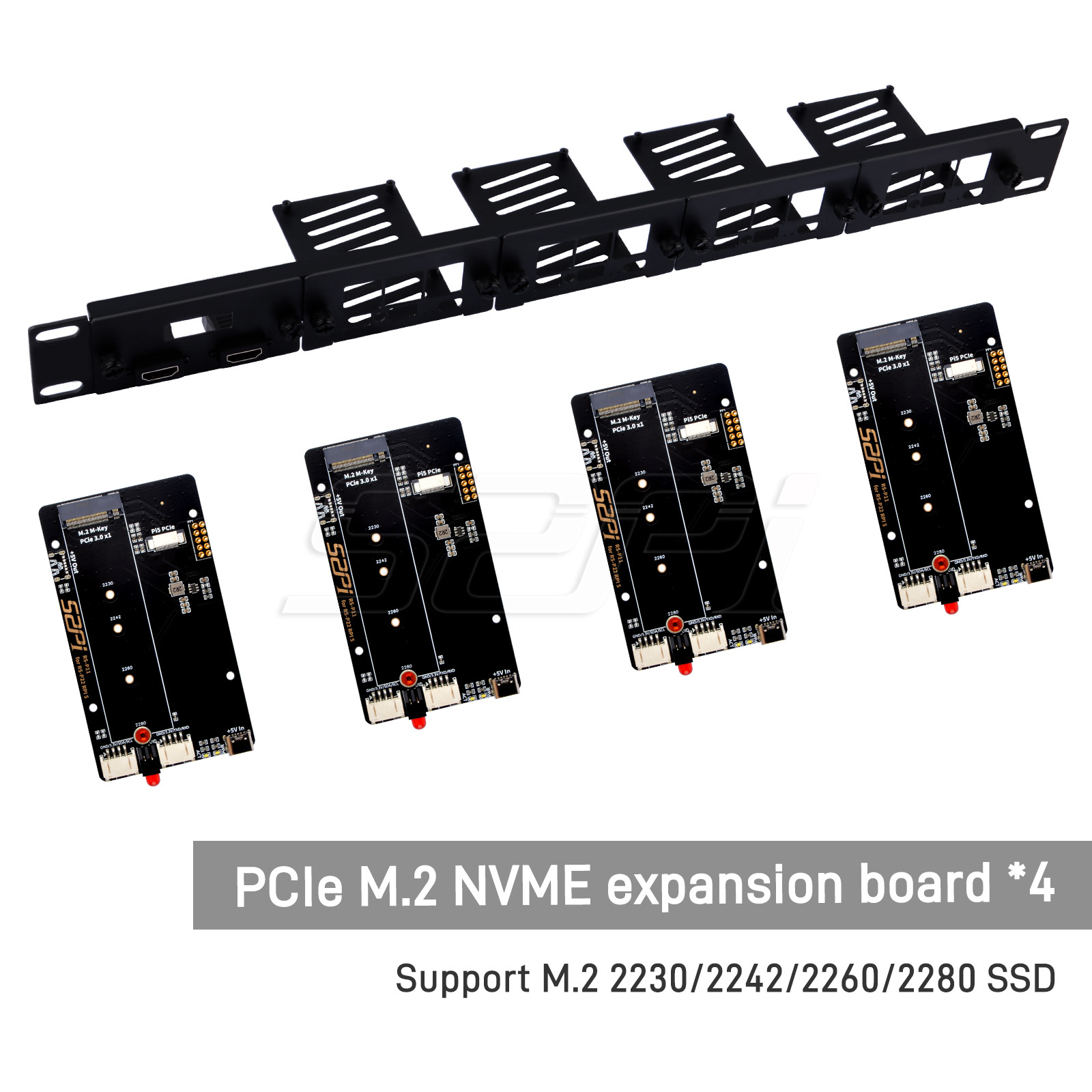52Pi 1U Комплект стальных крон – обзор и цена Raspberry Pi Rackmount 1U 19 Inch