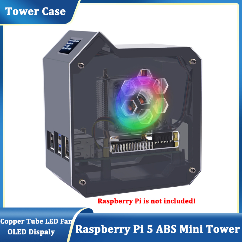 GeeekPi Raspberry Pi 5 ABS Min – обзор и цена Argon One V3 M.2 Nvme Case